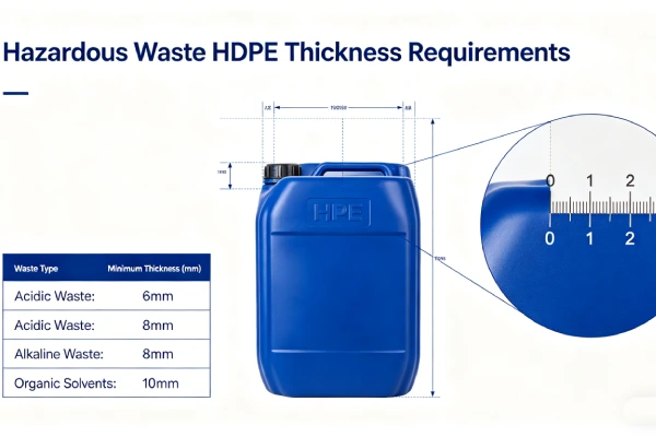 Hazardous Waste HDPE Thickness Guide 2026 | 2.0-2.5mm