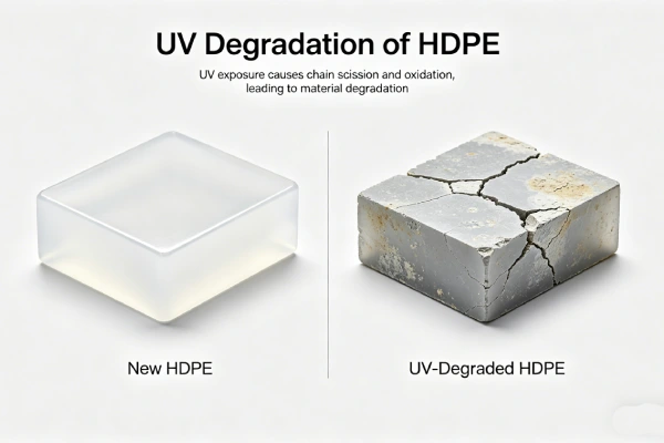 UV Degradation HDPE Guide 2026 | Signs & HP-OIT Specs