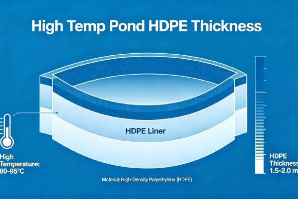 High Temp Pond HDPE Thickness Guide 2026 | 2.0-2.5mm Specs