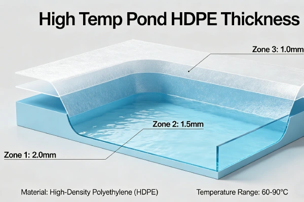 High Temp Pond HDPE Thickness Guide 2026 | 1.5-2.5mm Specs