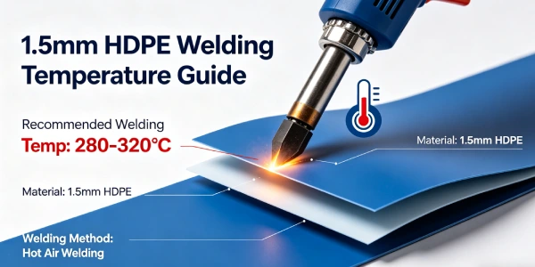 1.5mm HDPE Welding Temp 2026 | 420-440°C Guide