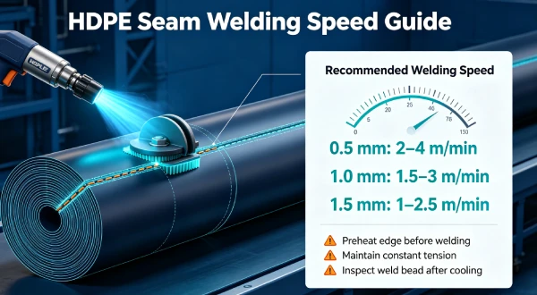 HDPE Seam Welding Speed Guide 2026 | Parameters & Quality Control