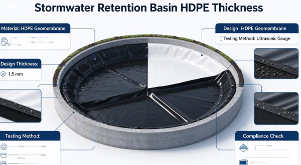 Stormwater Retention Basin HDPE Thickness & Specification Guide