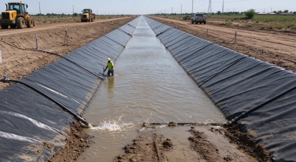 Irrigation Canal Liner Anchorage & Flow Velocity Design Guide